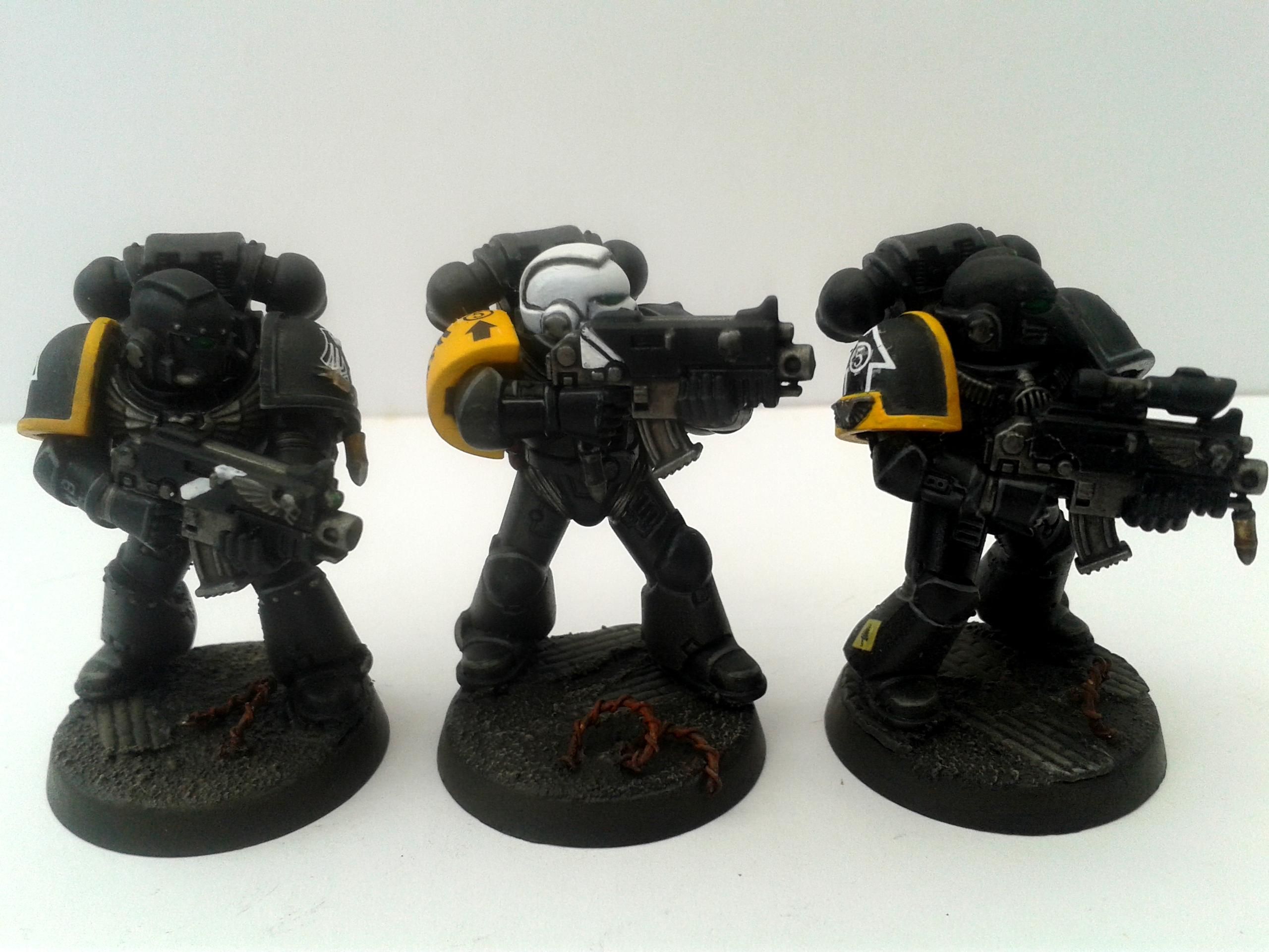 Black, Bolter, Boltgun, Gun, Markings, Raven Guard, Space Marines